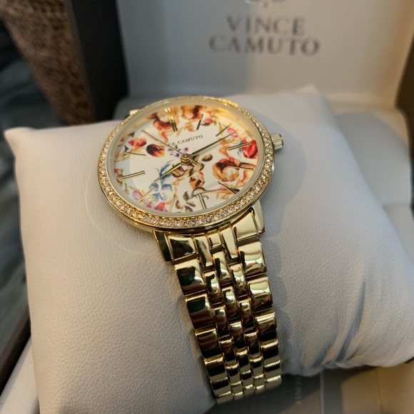Vince Camuto floral face women’s Watch - Picture 7 of 10